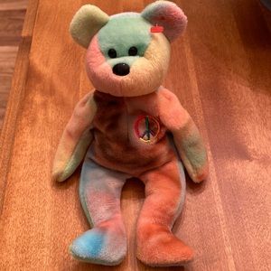 Vintage  Beanie Baby Peace 1996